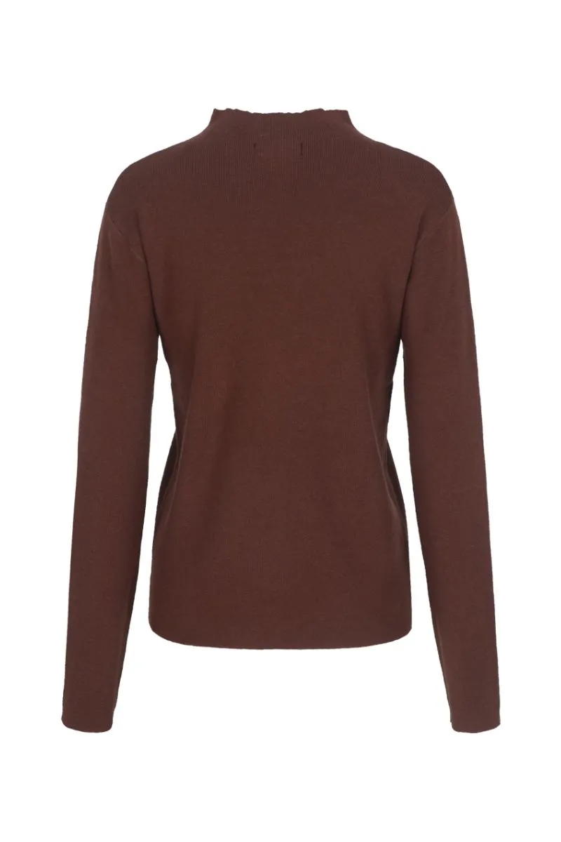 G-maxx Willaine Knit Top cappuccino, gebreide dames top